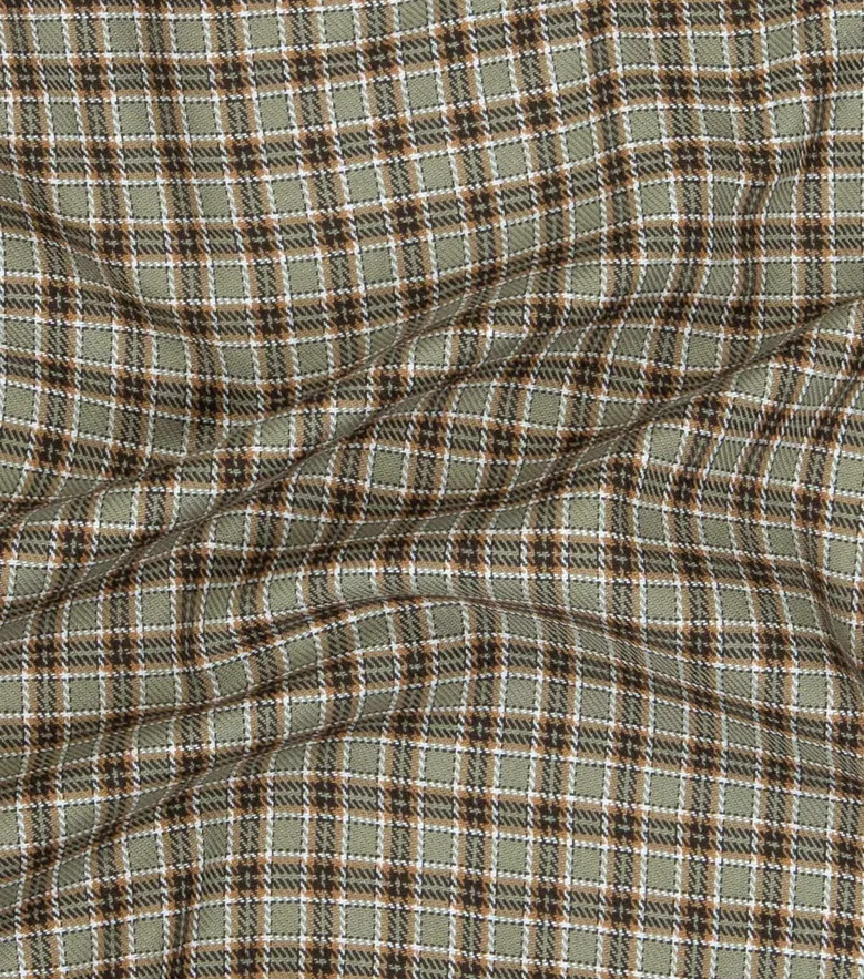 Chemise en flanelle à carreaux vert