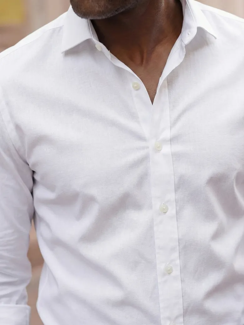Chemise en lin épais