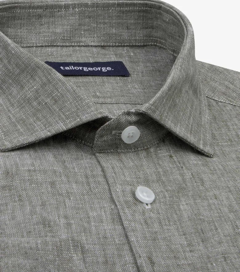 Chemise en lin épais