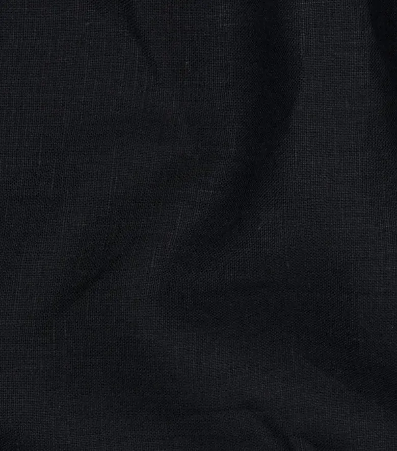 Chemise en Lin uni noir