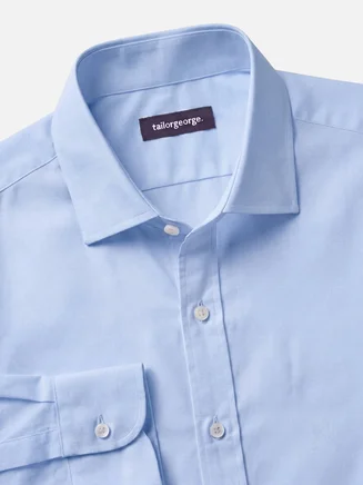 Chemise en popeline facile à repasser