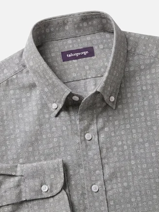 Chemise à motif en flanelle très légère