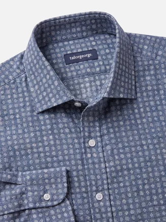 Chemise à motif en flanelle très légère